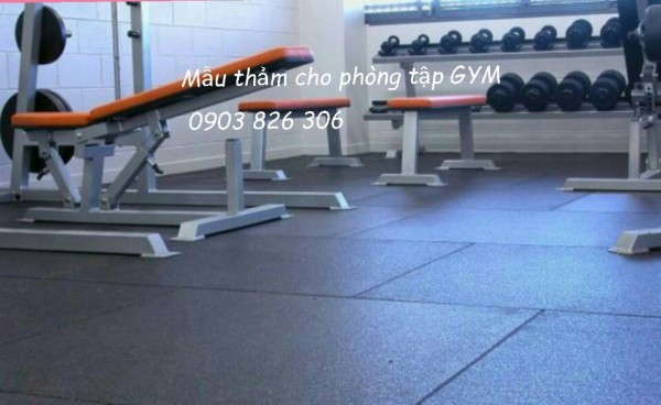 Thảm công trình phòng GYM
